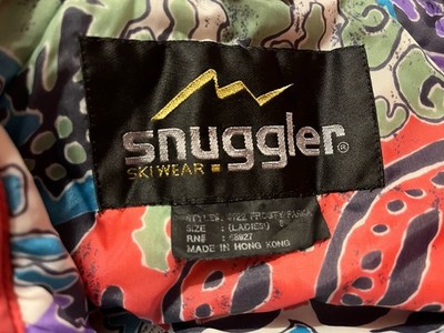 Vintage Snuggler Ski Wear Jacket Frosty Parka Ladies Sz 8 Pink