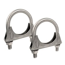 Universal Heavy Duty 2 Inch 50mm Exhaust U Bolt Clamp Stainless Steel Saddle