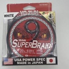 Yo-Zuri 30 lb SuperBraid 9 White Filler Spools - 300 Yards