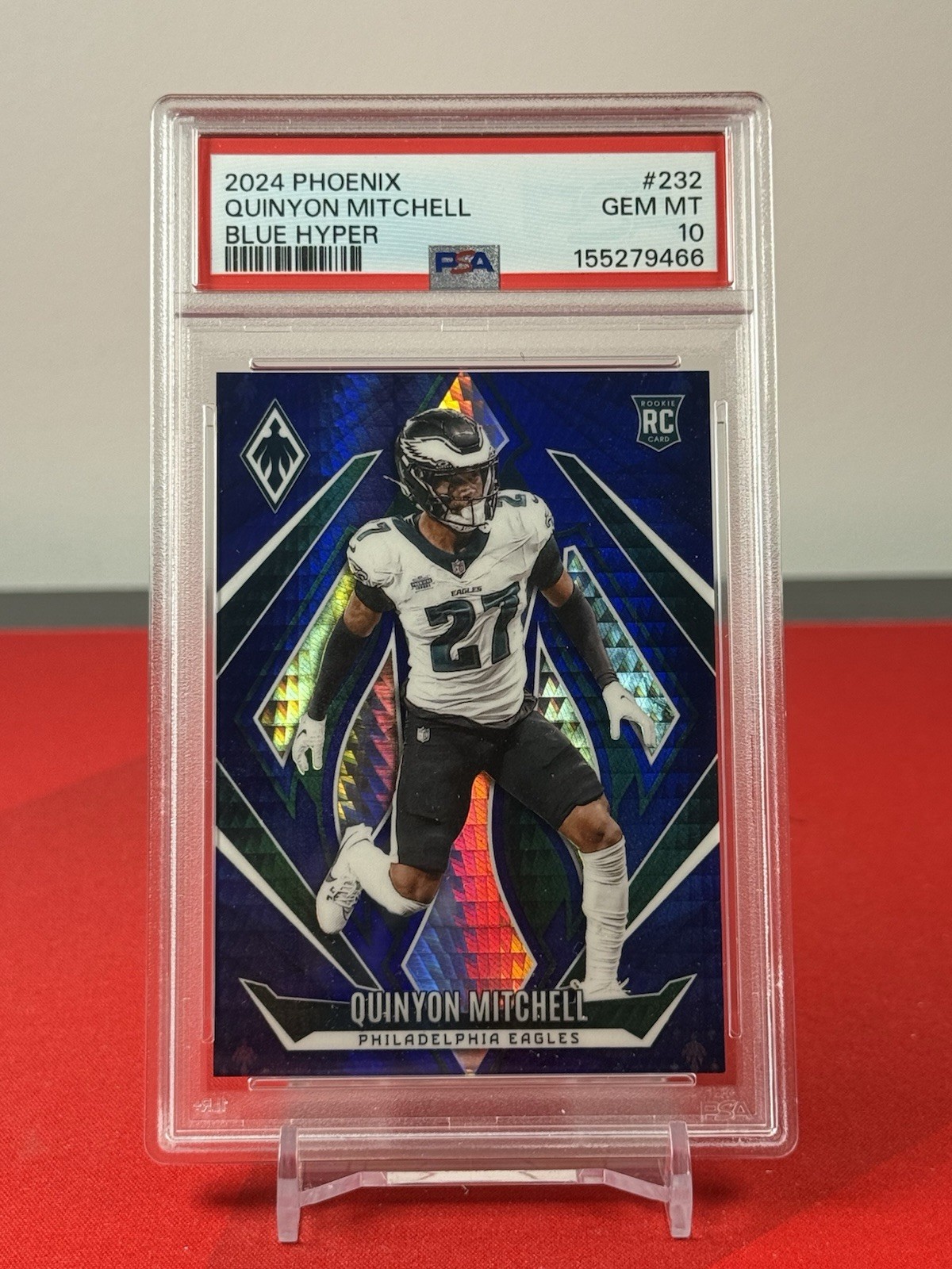 Quinyon Mitchell Panini Phoenix #232 Blue Hyper
