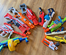 Nerf Gun huge set of 11 Fortnite nerf guns with ammo vests no batteries or ammo