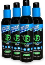 Multi-Surface Odor Eliminating Spray - Ideal for Shoes  More, 8 oz., 4 Pack
