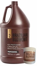 11.2oz Brazilian Blowout refilled in jar original solution 12 . discontinued