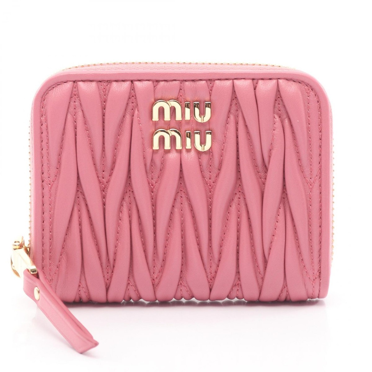 小物 archive miumiu compact coin case Miu Miu MATELASSE'MIU coin purse compact wallet 5MM268AFPPF0638