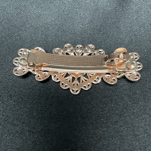 Haarschmuck Haarspange Herz und Pfau Design mit Strass - Bild 3 von 4