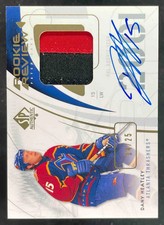 2009-10 SP Authentic Rookie Review Auto Patches #RR-DH Dany Heatley Auto /25