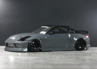 ラジコン NISSAN350Z RC 1/10 NISSAN 300ZX Turbo AWD DRIFT RTR W/ LEDS -YELLOW-