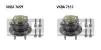 SKF 2X Radnabe Radlagersatz Hinten FüR Opel Astra J Chevrolet Cruze Station