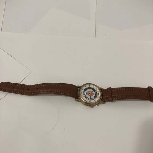 Lionel Train Watch - Leather Band - Vintage Collectible - Original Battery