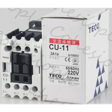CU-11 CU 11 3A1a 220VAC New TECO AC Contactor New In Box Free Shipping F