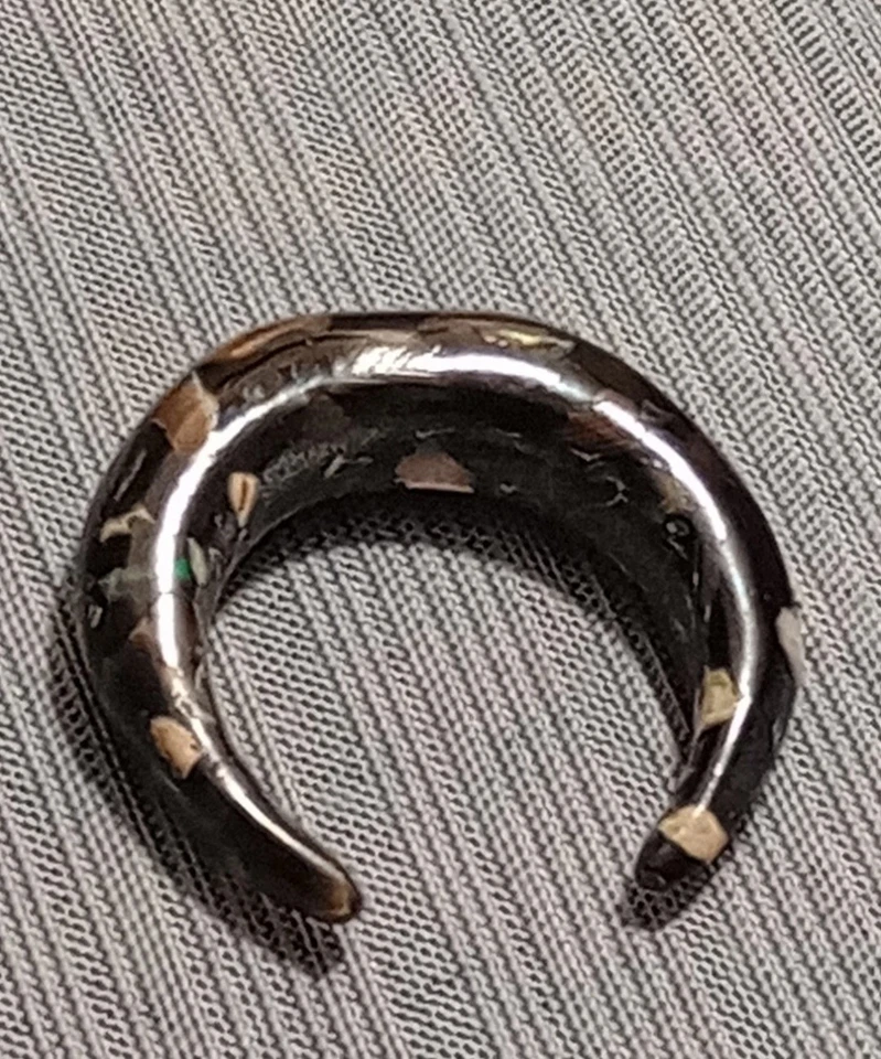 Par de tapones de joyería corporal calibre lóbulo túnel espiral oreja con carcasa genuina 4 g 5 mm Foto 3 de 3