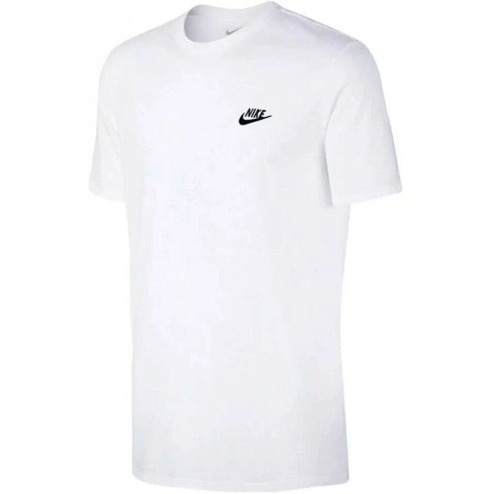 Nike Men's T-Shirt Embroidered Logo Athletic Short Sleeve Tee Cotton Tops