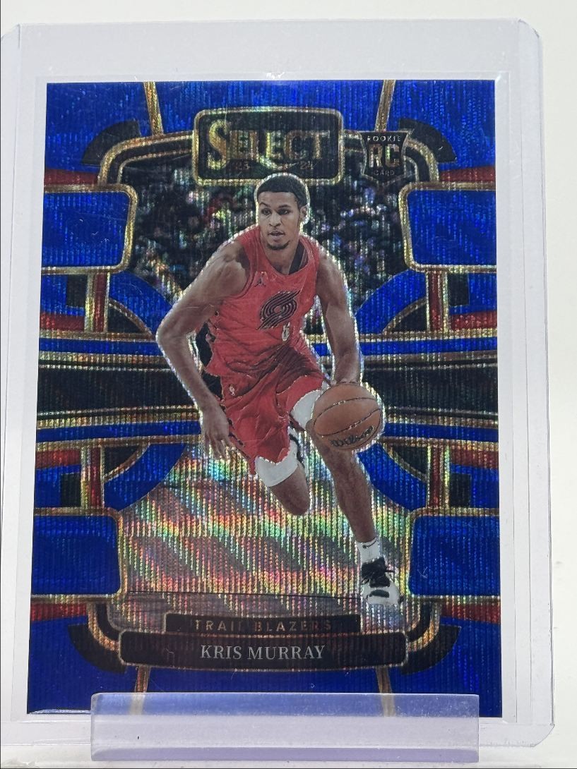 KRIS MURRAY 2023-24 SELECT CONCOURSE ROOKIE BLUE WAVE PRIZM RC /75 Q5118