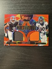Panini Select 2025 Jerry Jeudy Browns Broncos Multiverse Prizm #MVJ-JJY