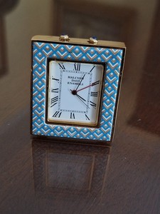 Halcyon Days Enamel Clock | eBay