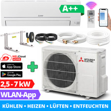 Mitsubishi Klimaanlage Split Heizen Klimagerät MSZ-HR Montageset WLAN 5kW 3,5kW