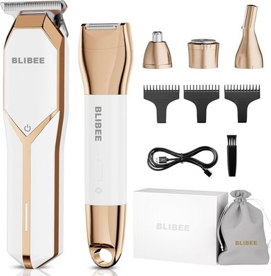 Bikini Trimmer & Hair Clippers for Women - Waterproof Electric Razor and 4 in 1