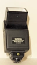 Sunpak Auto 422D Thyristor Electronic Camera Flash Unit - WORKS needs batteries