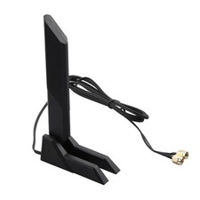 External WiFi 6 6E Antenna Tri-Band 6GHz 5GHz 2.4GHz RP-SMA Male W/ Magnet Mount