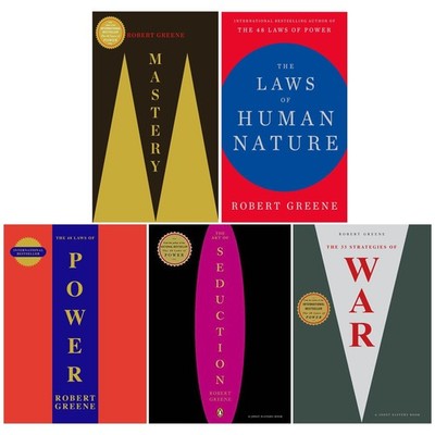 Robert Greene 5 Books Collection Set - Non Fiction - Paperback