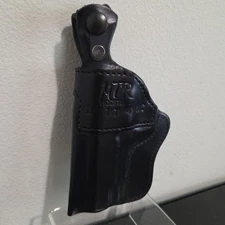 LH Blk MTR Belt Slide Holster - 1911 4 NC No Rail