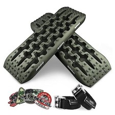 New Recovery Traction Tracks Tire Ladder for Sand Snow Mud 4WD Olive