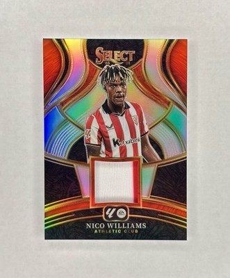 2025-26 Panini Select La Liga - Nico Williams Select Materials Patch Jersey MEM