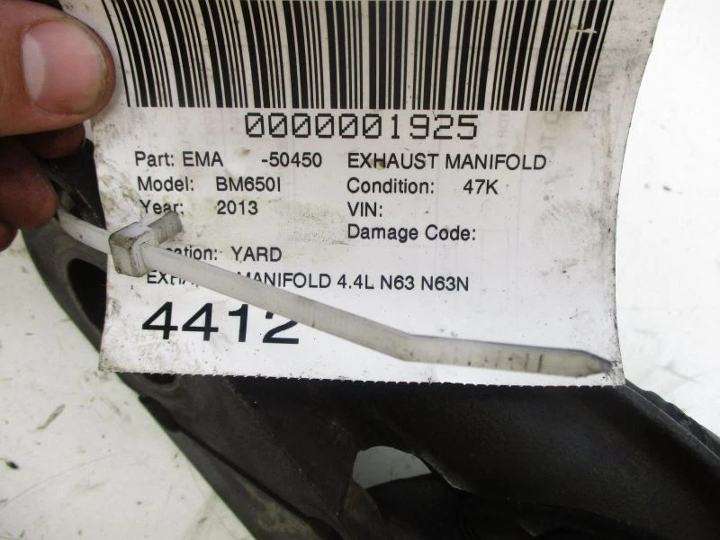 Colector de escape 4,4 L N63 N63N Twin Turbo para BMW X6 1959 08-18 Foto 4 de 4