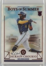 2024 Panini Boys of Summer Red 149/149 Jackson Chourio #89 9cf