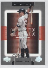 2003 Upper Deck Finite 840/1999 Jay Gibbons #14 0a7