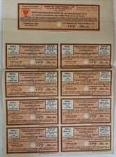 German Weimar Inflation Bond -1920's Hyperinflation Era Post WWI- Frankfurt