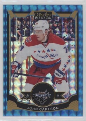 2015-16 O-Pee-Chee Platinum Blue Cubes 27/75 John Carlson #137 3h1