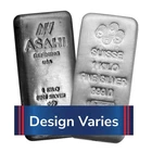 1 Kilo Generic Silver Bar .999 Fine Secondary Market 32.15oz