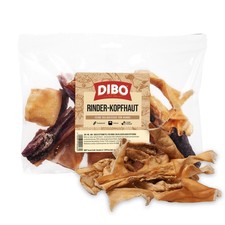 DIBO Rinderkopfhaut 250g Beutel - Natürlicher Hundesnack Chemiefrei Premium
