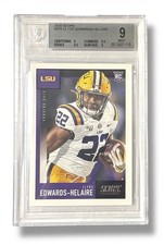 2020 Score Clyde Edwards-Helaire RC LSU Rookie BGS 9 MINT!