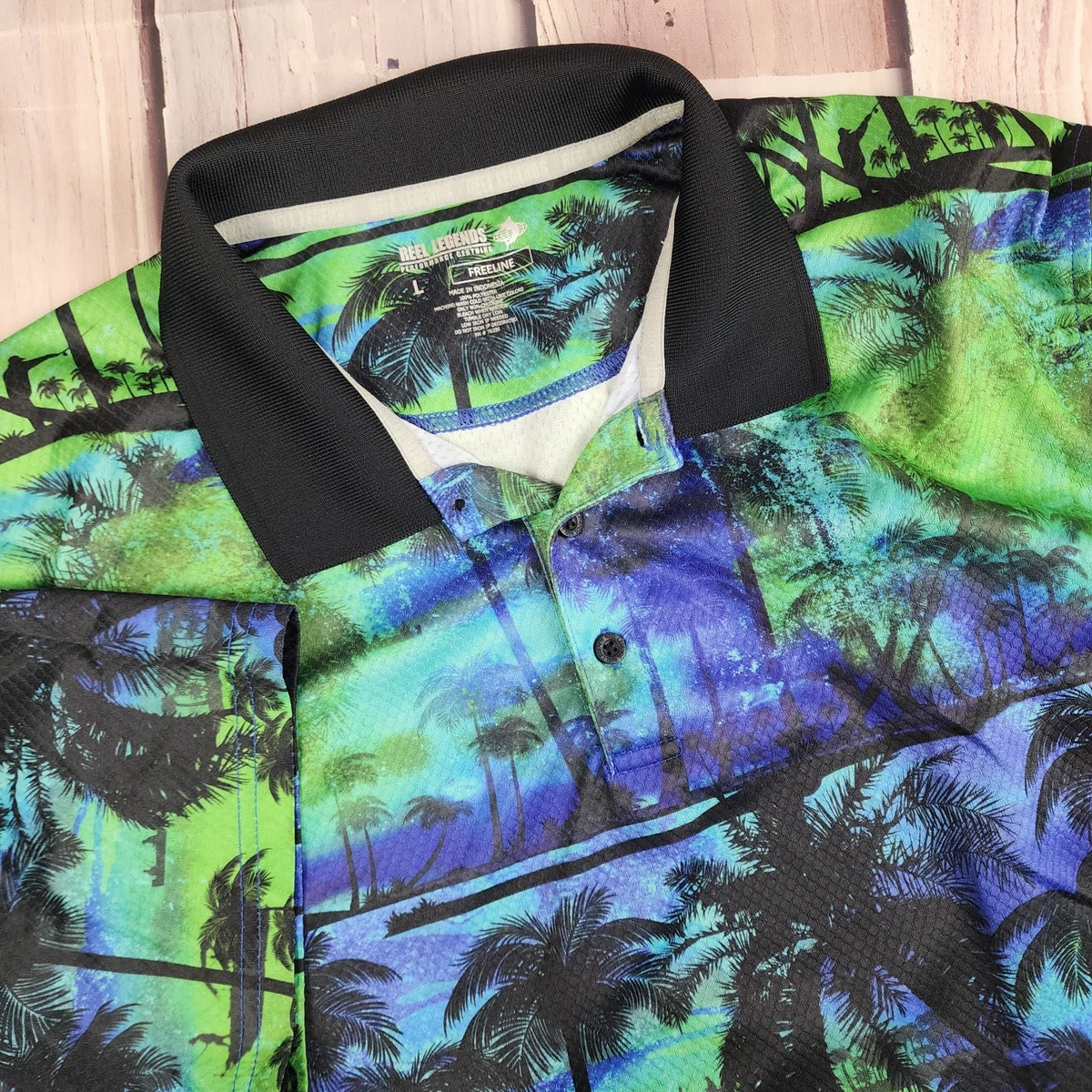 REEL LEGENDS Chemise à manches courtes boutonnée homme à col