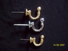 Ball end curtain tie back/holdback tassel hooks
