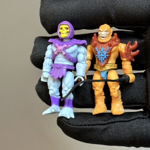 7pz Mega Construx Master of The Universe Modellino Faker Skeletor He Man Beast Man - Foto 6 di 8