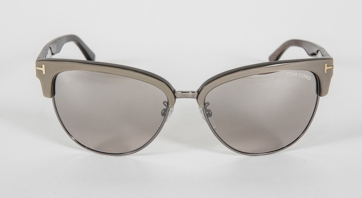 Tom Ford TF368 TF 368 Fany 57G shiny beige / brown mirror