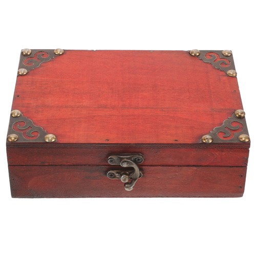 Wooden Box Banquet Small Storage Multifunctional Treasures Chest Jewelry Boxes