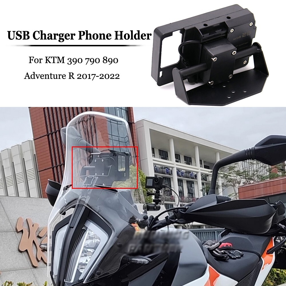 Does not apply Lorababer Soporte para Motocicleta Soporte de Placa de Navegación GPS para Teléfono Móvil para K.T.M 790 Adventure R, 790 ADV Soporte para GPS de Navegación para Teléfono Inteligente