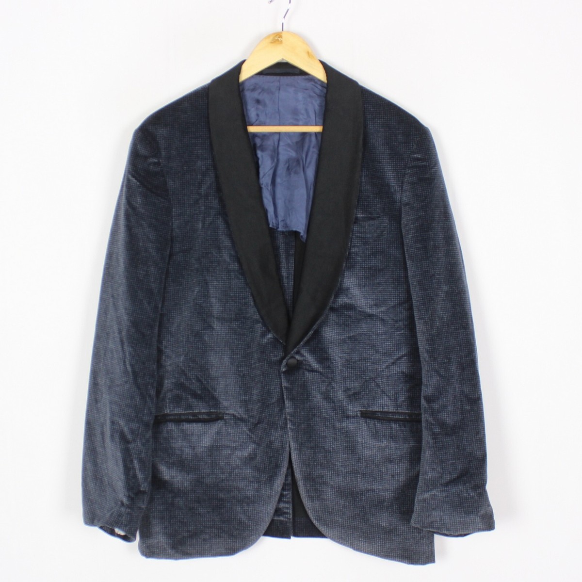 SUITSUPPLY Men's Blazer Jacket Size L IT50 US UK 40 Blue Cotton