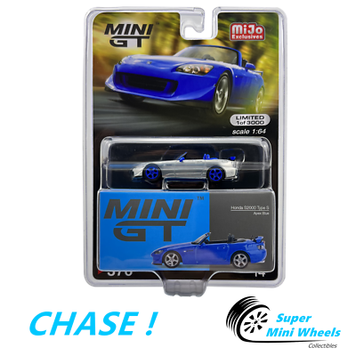 MINI GT ホンダ S2000(AP2) タイプ S チェイスカー CHASE ! Mini GT 1:64 Honda S2000 (AP2) Type S Apex Blue #376 | eBay