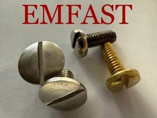 m4 m5 m6 x 6 10 12 20 25 30 Brass Pan slot machine screw brass slotted wide head