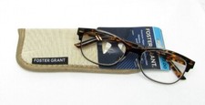 Foster Grant Women's Reading Glasses with Soft Case CLEO TOR - Choose Diopter