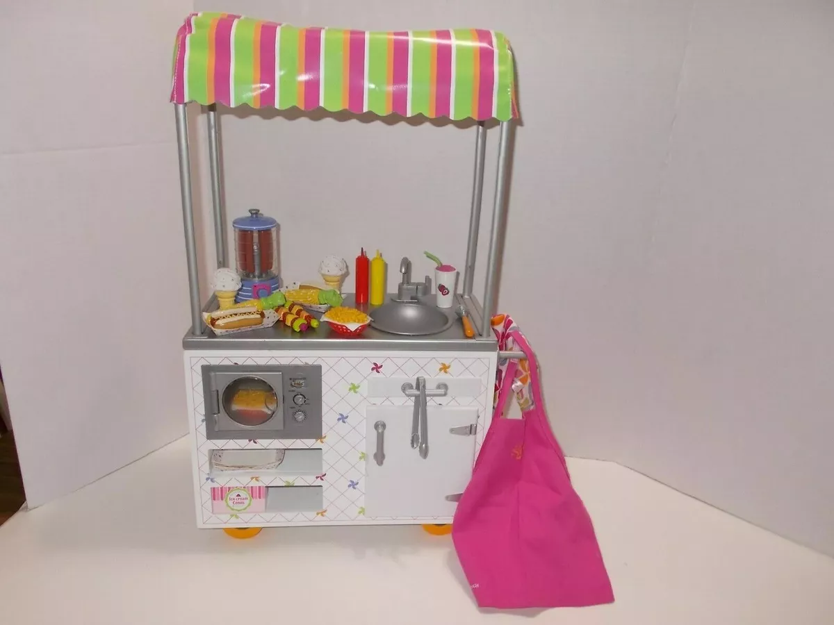 American girl doll 2024 campus snack cart