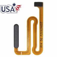 For Samsung Galaxy A14 5G Power Button Fingerprint Sensor Flex Cable OEM Black