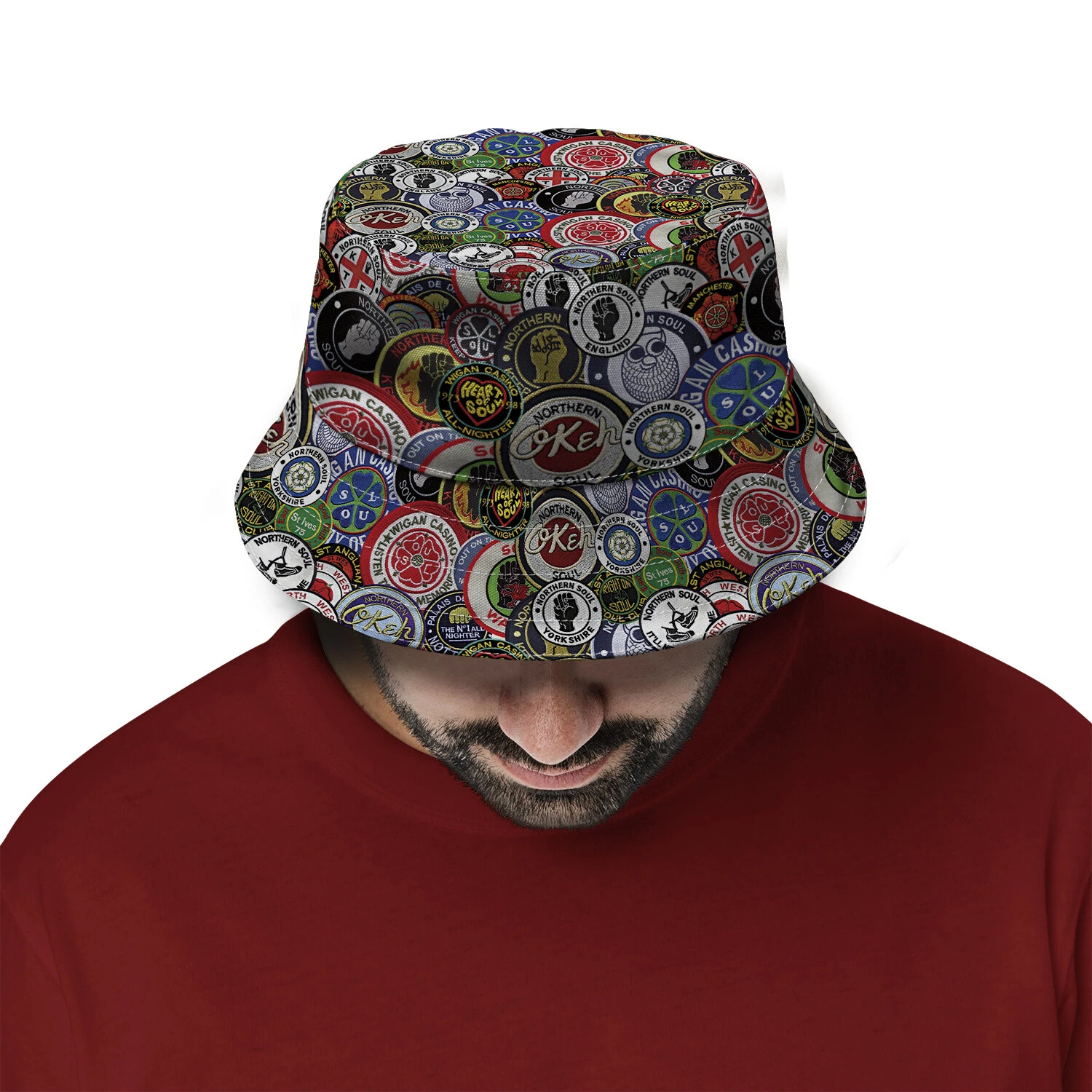Northern Soul Patches - Bucket Hat Fashion Sun Cap Outdoor Fisherman Hat Unisex
Opens in a new windo