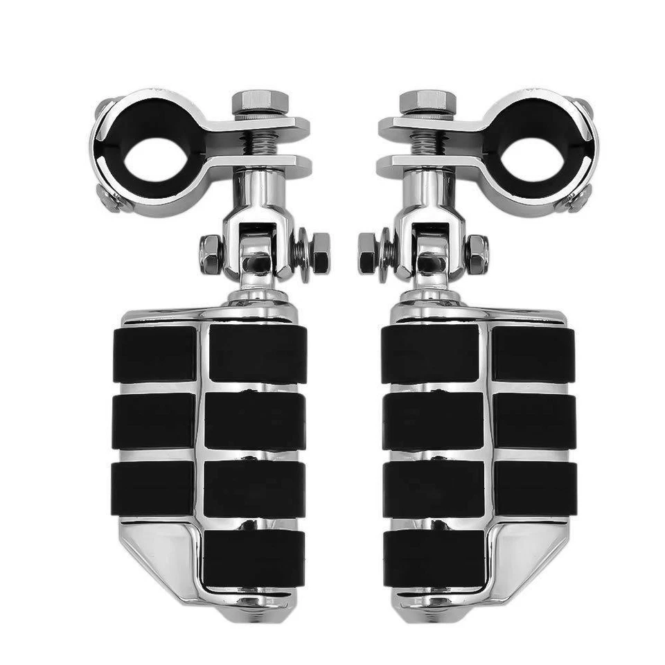 Clavijas de pie de carretera para motocicleta 1" ~ 1-1/4" para Yamaha V Star 1300 1000 950 650 250 Foto 3 de 4