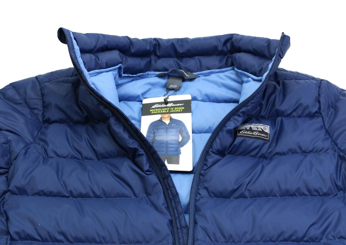 Eddie Bauer Men's Down Packable Jacket Microlight Sizes S Eddie Bauer Men's Down Packable Jacket Microlight Sizes S